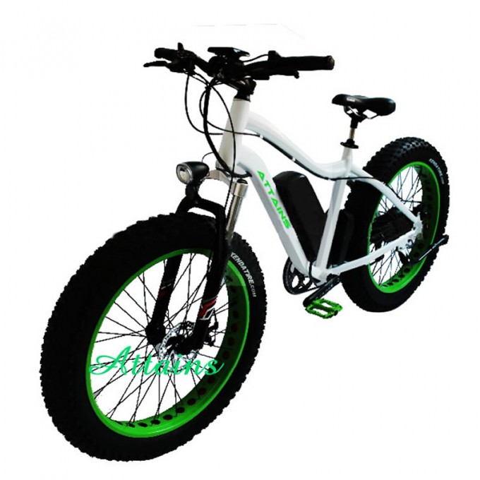 Fat Tire Electric Mountain Bike 48V 500W Electric Bicycle Snow Bicycle Image1