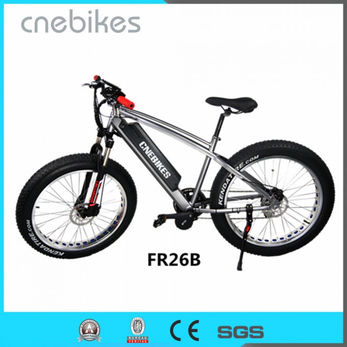 26 Inch Fat Tire Electric Bike Snow Beach Cruiser Bicycle Image1