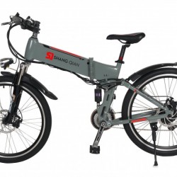 Folded Electric Bicycle