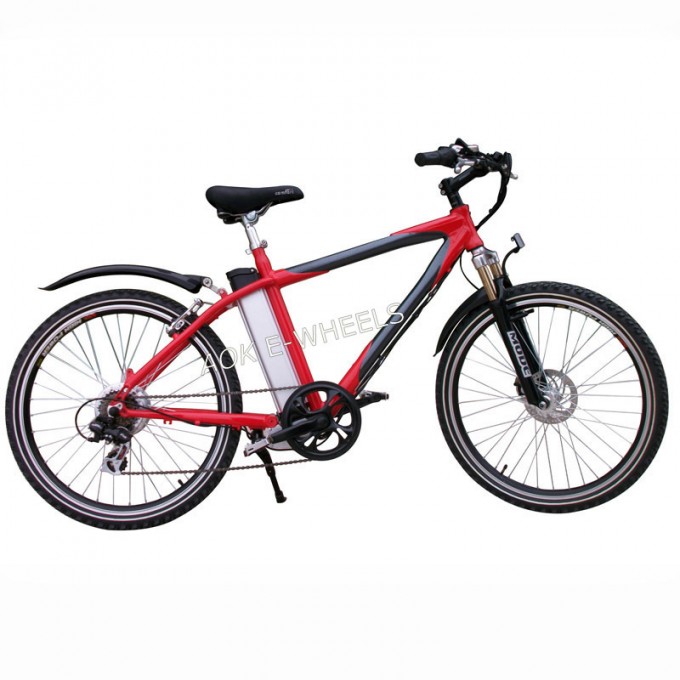 Lithium Battery Mountain Electric Bike with Shimano 6 Speed (TDE-037N) Image1