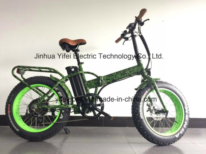 Big Power Fat Tire 20inch Folding Mountain Electric Bicycle for Adults Image1