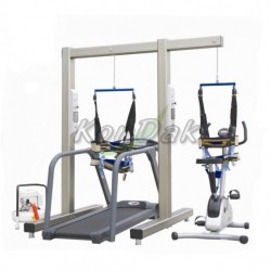 Electric Suspensory Training with Slow Treadmill and Upright Power Bike