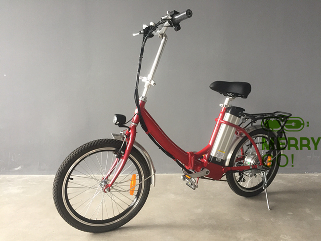 36V 10ah Lithium Battery Women Folding Mini City E-Bike Image1