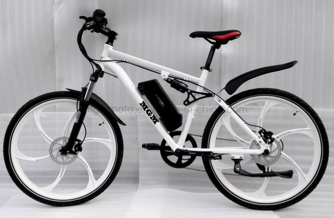 Magnesium Whole Wheel Mountain Electric Bicycle Image1