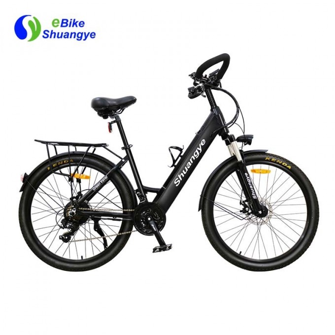 Shuangye New 36V Alloy Frame Hidden Battery City Electric Bike Image1