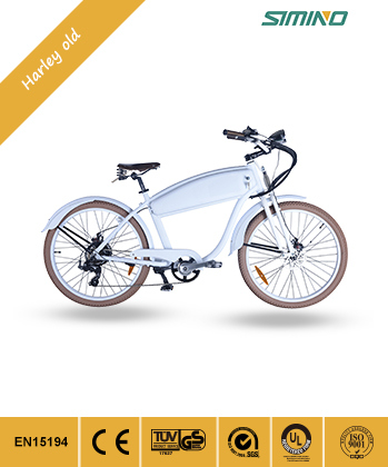 Harley Old School Electric Bike with Hidden Battery Image1