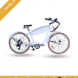 Harley Old School Electric Bike with Hidden Battery