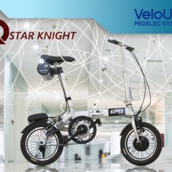 Folding Electric Bike with 24V180W Lithium Battery and Akm Motor