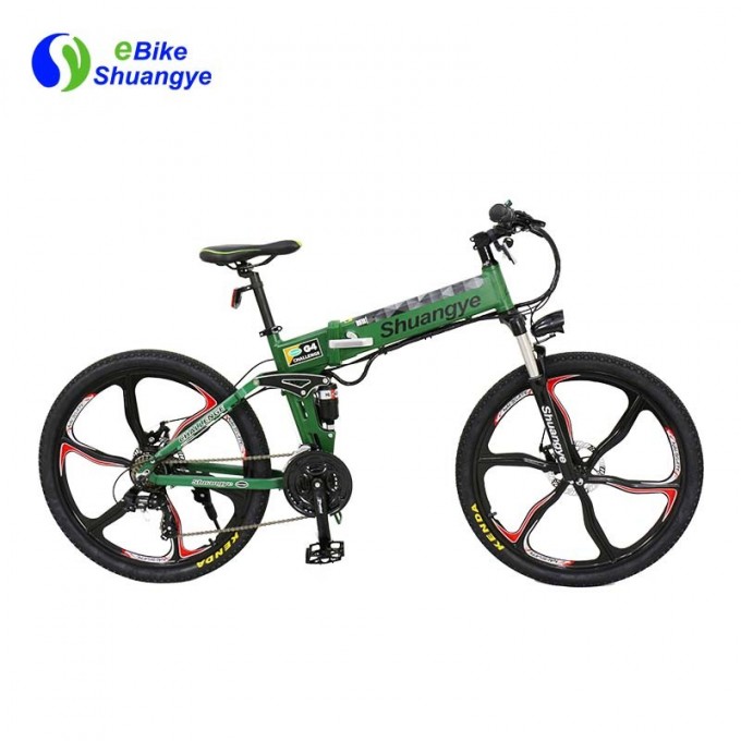 Shuangye Newest 250W 350W Electric Bicycle Folding Ebike Image1