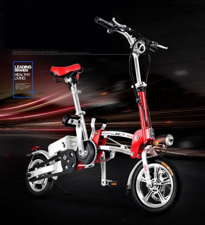12inch Mini Folding Electric Bicycle Image1