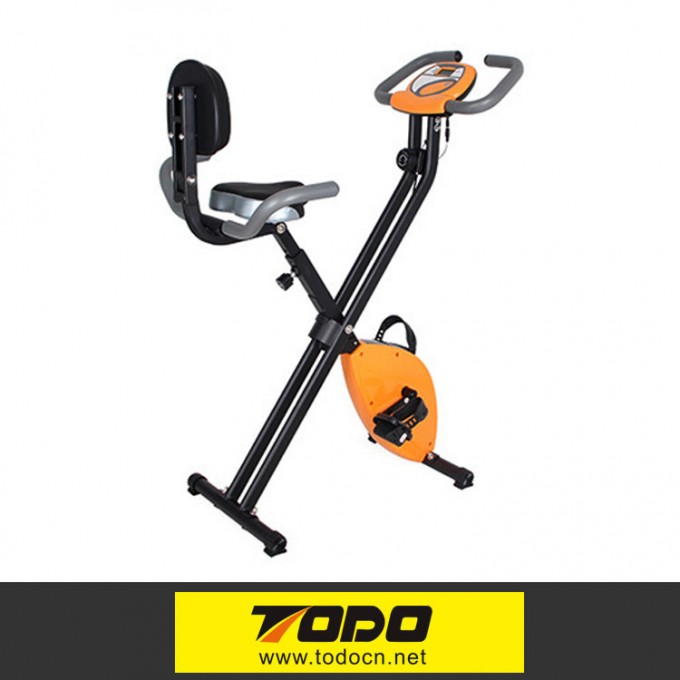 Body Fit Magnetic Resistance Gym Folding Upright Exercise Magnetic Bike Image1