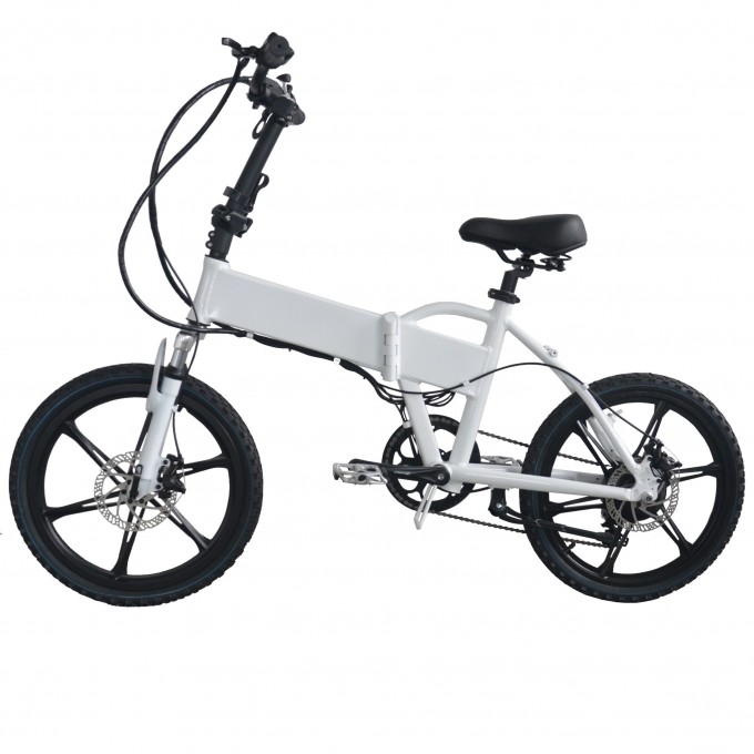 Grankee Electric Bicycle with 250-500W 36-48V Battery 20" Foldable En15194 Image1