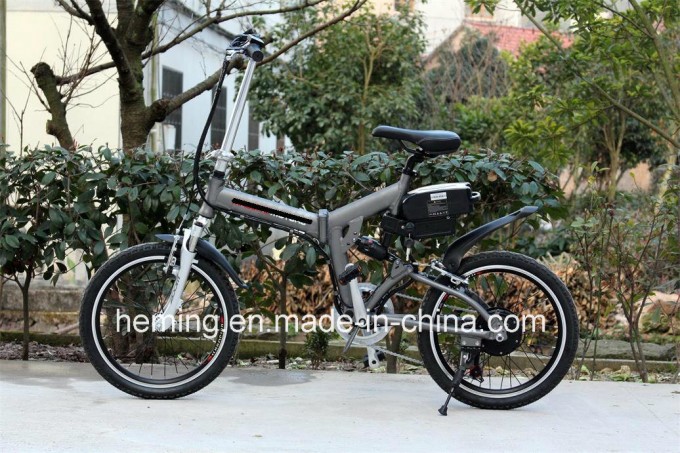 Retro Battery Fold E Bike Motorbike Electric Bike Image1