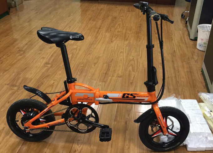 250W 24V 16" All Alloy Frame Folding Electric Bicycle E-Bike Image1