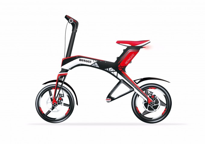 Hot Selling High Quality Lightweight Foldable Electric Bike Image1