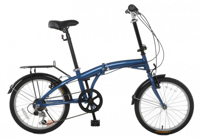 20′′ Steel Frame Shimano 7 Speed Folding Bike Image1