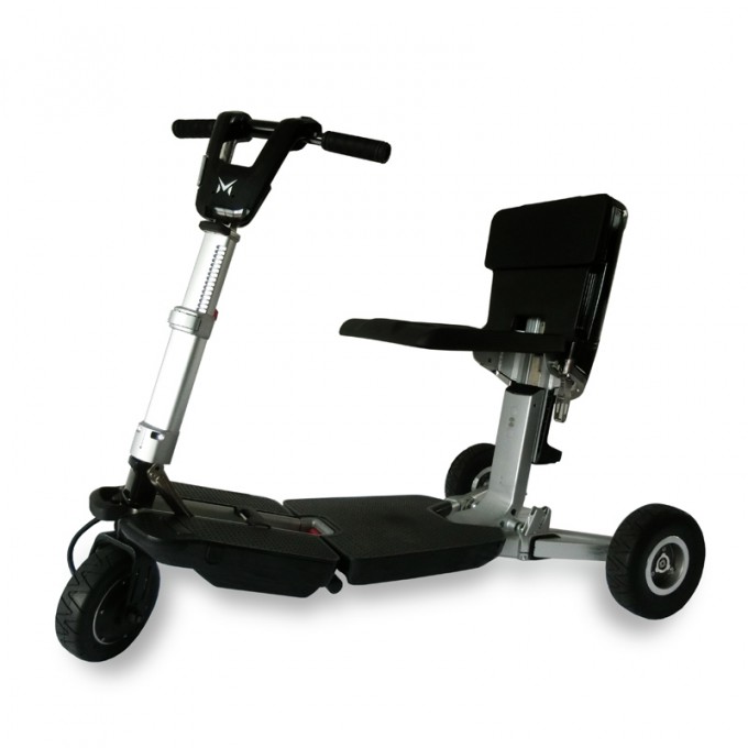 China 250W Brushless Gear Motor 3 Wheel Electric Folding Bike Image1