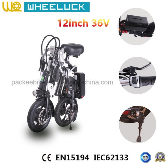 36V 250W Electric Folding Bike with 12 Inch Tire Image1