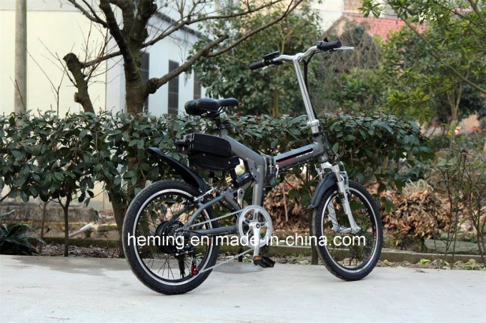 Retro Battery City Fold E-Bike Motorbike Electric Bike Image1