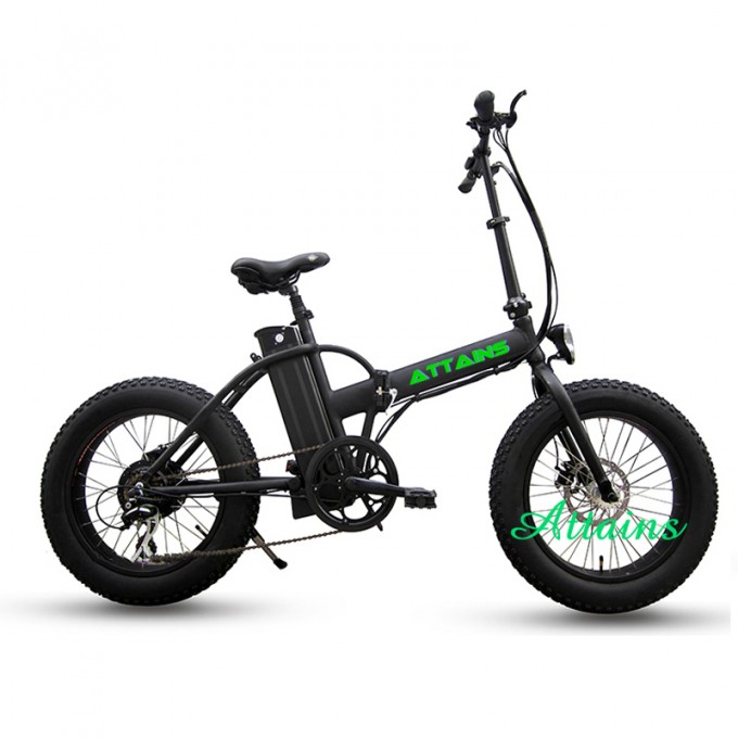 Folding City Beach Electric Bicycle Motorized Bicycle E Bike Image1