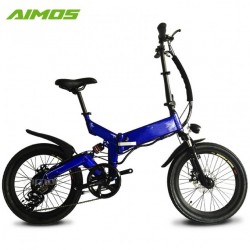 20′′ Full Suspention Foldable Green City E Bicycle