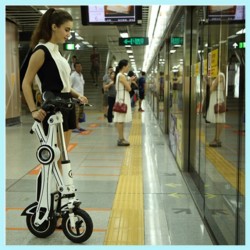 Panasonic Battery 36V Portable Electric Folding Bike
