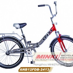 Stels 24 Inch 1 Speed Folding Bicycle (ANB12FDB-2413)