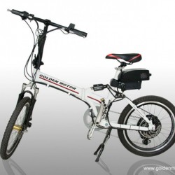 400W Electric Folding Bicycle Folding Ebike, 35km/H