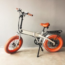 Ce Approved 36V Electric with Hidden Batteryfat Tyre Folding Ebike