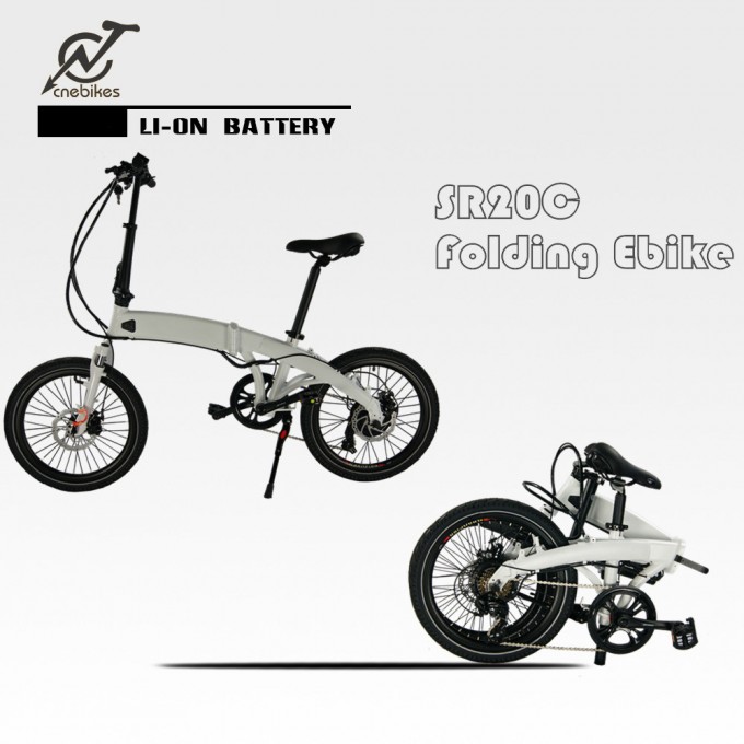 2017 New Model Folding Electric Bike with Hidden Battery Image1