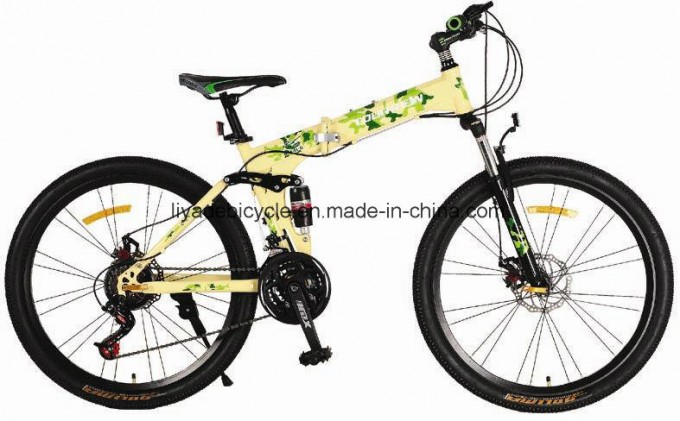 Steel Frame Disc Brake Folding Bike Image1