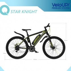 5.2ah/8.8ah Disc-Brake Electric Mountain with High Performance Suspension Fork Bike