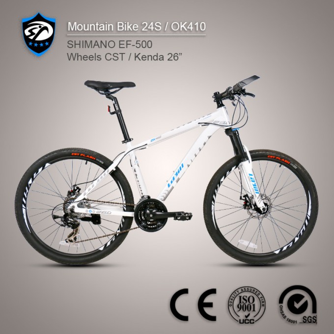 Cheap Aluminum Alloy 24 Speed Shimano Suspension Fork Mountain Bicycle Image1