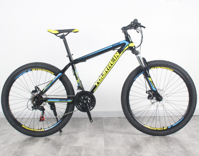 26 Inch Steel Frame Suspension Fork 21SPD Mountain Bike Image1
