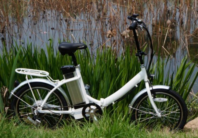 Pedelec Version Mini Folding E-Bikes with Suspension Fork Image1
