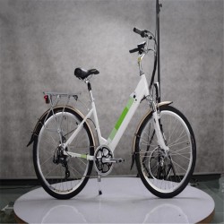 Alloy Suspension City E Bike for Woman