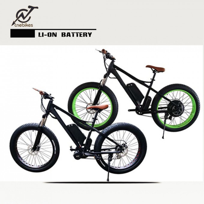 Rechargeable 26′ *4 Fat Tyre Bike/ Suspension Snow Ebike 1000W Image1