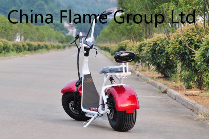 1500W Electric Chopper Bike with 60V/30ah F/R Suspension 2 Seats Image1