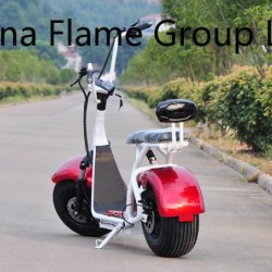 1500W Electric Chopper Bike with 60V/30ah F/R Suspension 2 Seats
