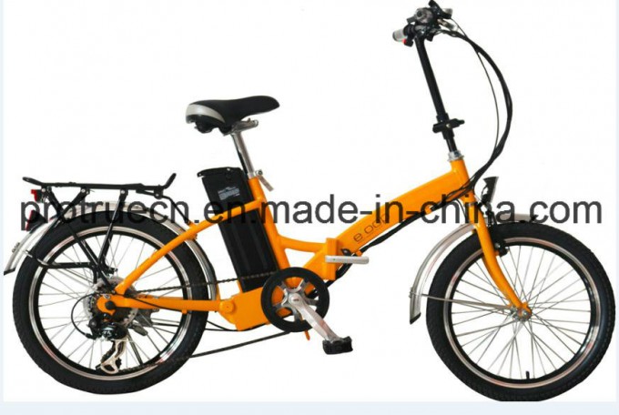 Al Alloy Suspension Fork Folding Electric Bicycle Image1