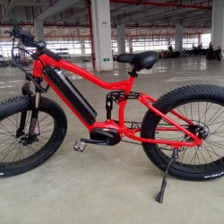 2017 New Design Full Suspension Electric Bike with Fat Tyre
