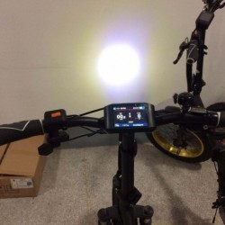 20"Multi-Color Display Electric Mountain Bike with Full Suspension (TDN05F)