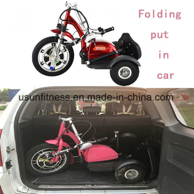 350W48V Front Back Suspension New Citycoco Harlley Three Wheel Electric Scooter/Cheap Electric Trike Image1