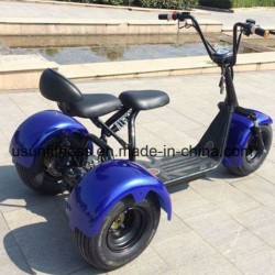 1000W60V Front Back Suspension New Citycoco Harlley Three Wheel Electric Scooter/Cheap Electric Trik