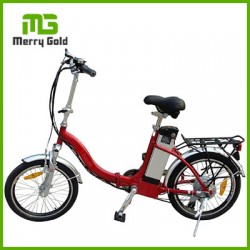Fork Suspension Small Folding Mini City Electric Bicycle