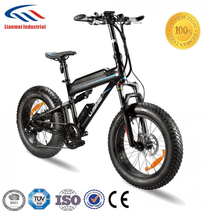 Electric Mountain Bicycle Middle Full Suspension Image1