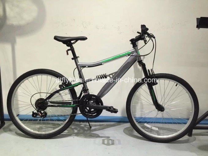 26inch Steel Suspension Frame Mountain Bike with V Type Brakes Image1