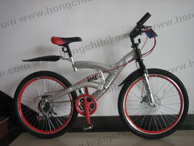 26"Alloy Frame MTB Bike High Bumper Suspension Bicycle for Dirt Road City Bike (HC-MTB-82709) Image1