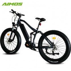 Full Suspension Mountain Bicycle Lithium Battery Power Supply Electric Bike