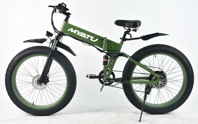 Full Suspension Mountain Electric Fat Bike Image1